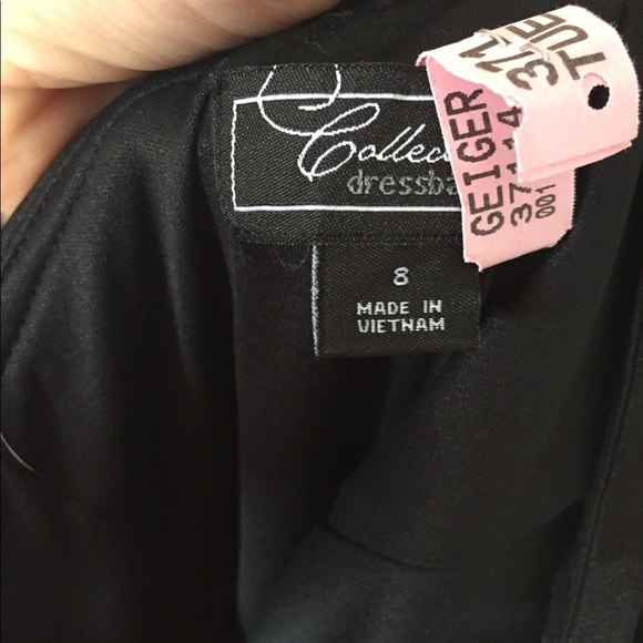 Mini one shoulder Black Dress size 8 - Picture 4 of 4